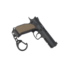 Tactical Detachable Mini Pistol Keychain (Color: Black)