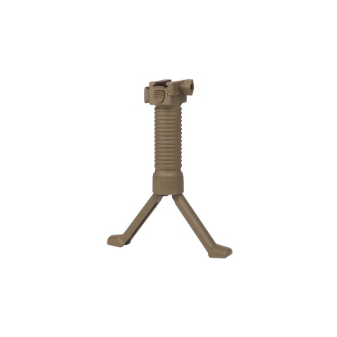 Tactical Vertical Bi-Pod Grip (Color: Tan)