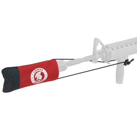 Lancer Tactical Airsoft Barrel Cover w/ Bungee Cord (Multiple Colors)