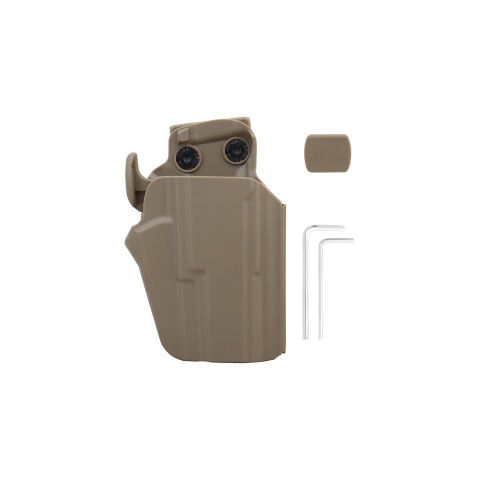 450 Universal Holster for Airsoft Sub-Compact Pistols (Color: Tan)