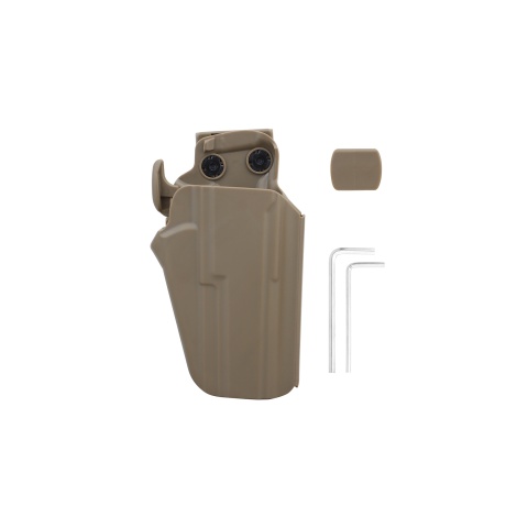 750 Universal Holster for Airsoft Sub-Compact Pistols (Color: Tan)
