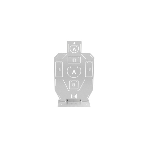 Sentinel Gears Shooting Training Metal Targets (Color: Silver)
