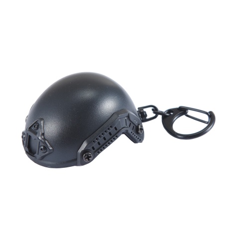 Tactical Detachable Mini Helmet Keychain Bottle Opener (Color: Black)