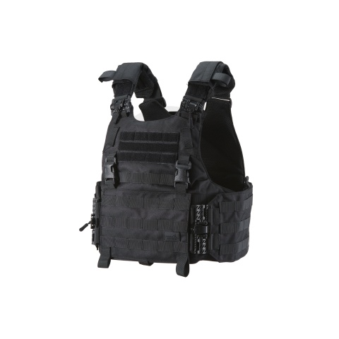 Lancer Tactical Quick Release Medium Plate Carrier (Black)