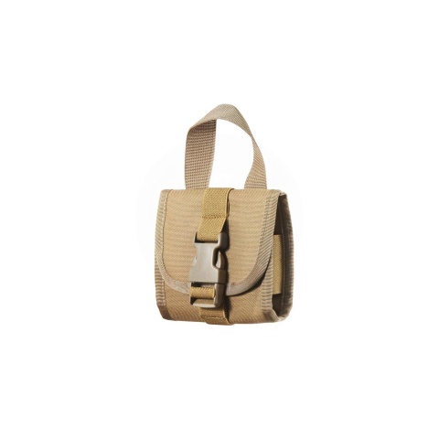 Lancer Tactical Shotgun Shell Molle Pouch - Khaki
