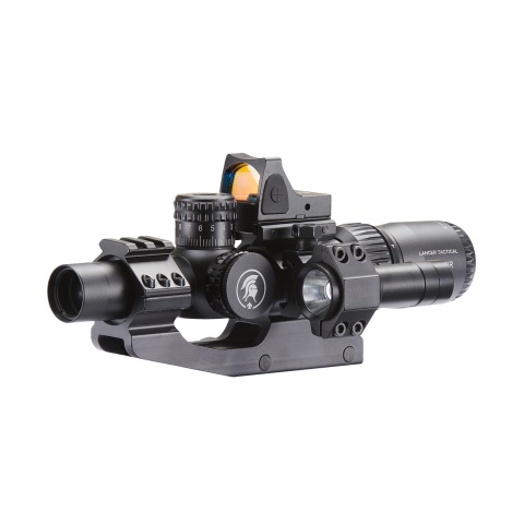 Lancer Tactical 1.5-6x20 ME Scope Set (Color: Black)