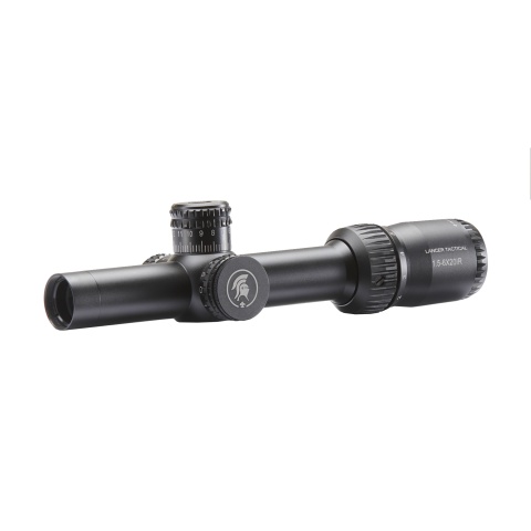 Lancer Tactical 1.5-6x20 IR Illuminated Rifle Scope with Mounts (Color: Black)