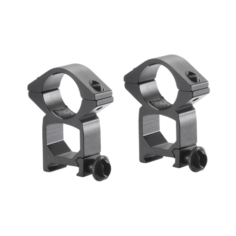 Lancer Tactical 1.5-6x20 IR Illuminated Rifle Scope with Mounts (Color: Black)