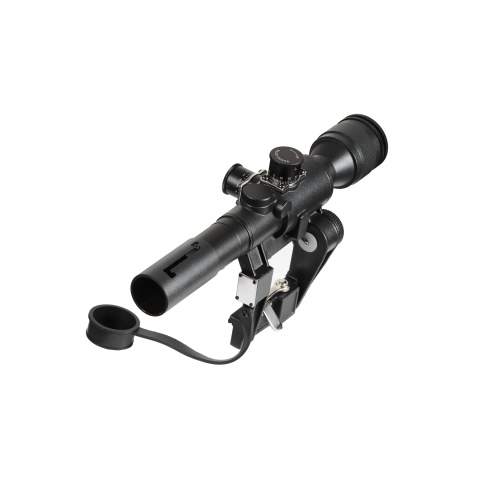 Illuminated 4x26 PSO-1 Scope for SVD Series Airsoft Rifles (Color: Black)
