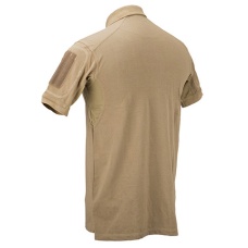 Lancer Tactical Polyester Fabric Polo Shirt - TAN