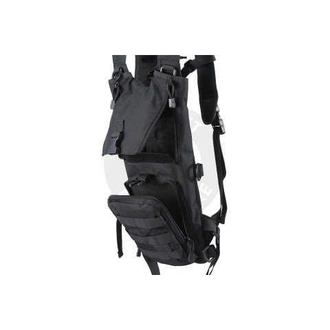 Lancer Tactical Nylon Lightweight Hydration Pack - BLACK