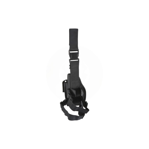 Lancer Tactical 1000D Nylon Drop Leg Holster - BLACK