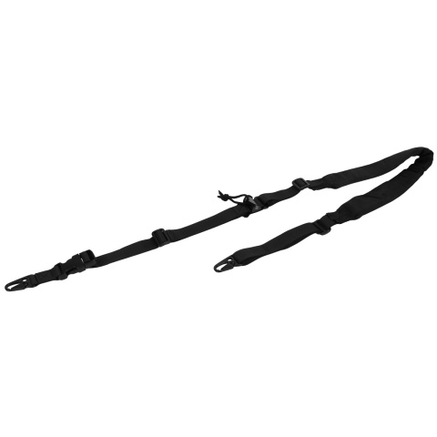 Lancer Tactical Airsoft Quick Detach 2-Point Padded Weapon Sling [Nylon] - BLACK