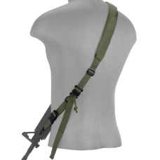 Lancer Tactical Airsoft Quick Detach 2-Point Padded Weapon Sling [Nylon] - OD GREEN