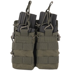 Lancer Tactical 600D Nylon Bungee Open Top M4 Magazine Pouch (Color: OD Green)