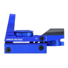 Lancer Tactical Red / Green Dot Reflex Sight w/ 4 Reticles (Color: Blue)