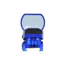 Lancer Tactical Red / Green Dot Reflex Sight w/ 4 Reticles (Color: Blue)