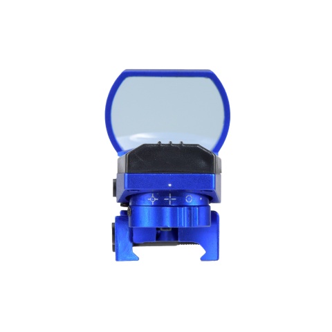 Lancer Tactical Red / Green Dot Reflex Sight w/ 4 Reticles (Color: Blue)