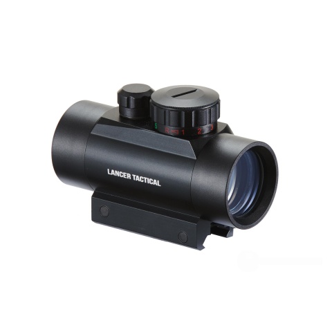 Lancer Tactical Airsoft Tactical B-Style Red/Green Dot Sight - BLACK