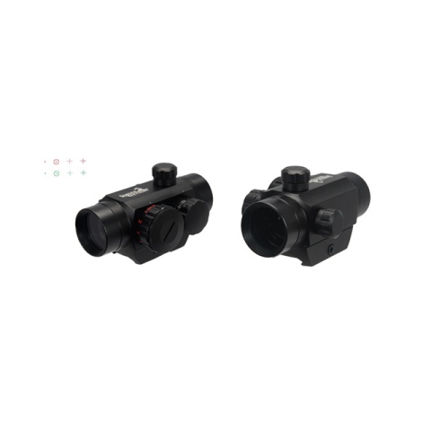 Lancer Tactical CA-423B 4 Reticles Red & Green Dot Scope (Black)