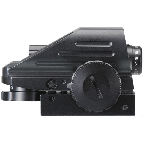 Lancer Tactical 4 Pattern Reticle Reflex Sight w/ Green Laser (Color: Black)