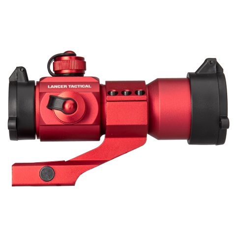 Lancer Tactical Red & Green Dot Cantilever Prism Scope (Red)