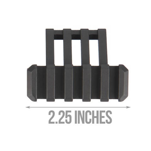 Lancer Tactical Airsoft One O' Clock 5 Slot Rail Panel - BLACK