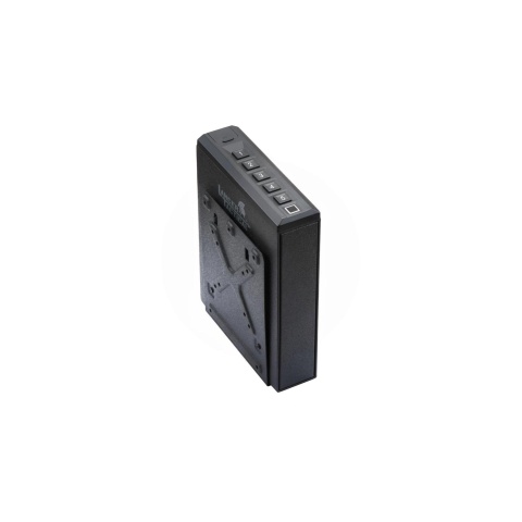 Lancer Tactical Wall Mounted Biometric Gun Safe Box (Color: Black)