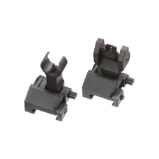 Lancer Tactical Full Metal Flip-Up Front and Rear Iron Sights (Color: Black)