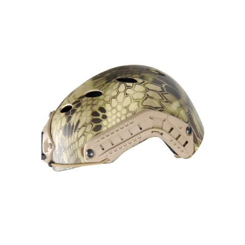 Lancer Tactical Advanced PJ Type Tactical Airsoft Bump Helmet (Color: Kryptek Highlander)