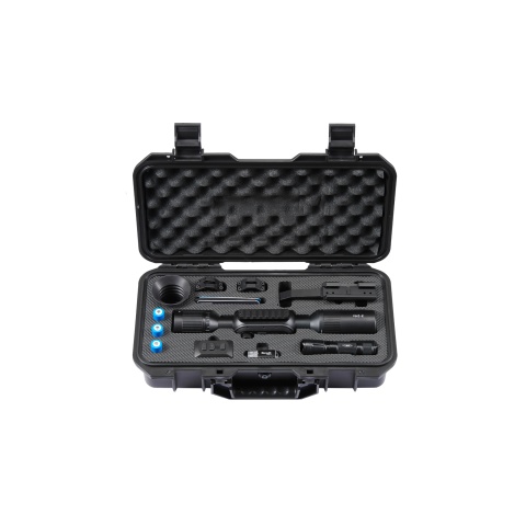 Digital Night Vision 4K HD 3-34x Rifle Scope WIFI Connection with Flashlight (Color: Black)