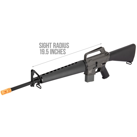Classic Army M15A1 VN Vietnam Airsoft AEG Rifle [M16A1] - BLACK