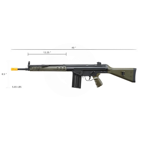 Classic Army CA-A3 Full Size Airsoft AEG (Color: OD Green)
