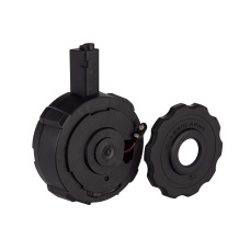 Classic Army ECS PX-9 AEG SMG w/ Drum Magazine (Black)