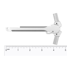 Lancer Tactical CNC Aluminum Ambidextrous M4 Charging Handle (Color: Silver)