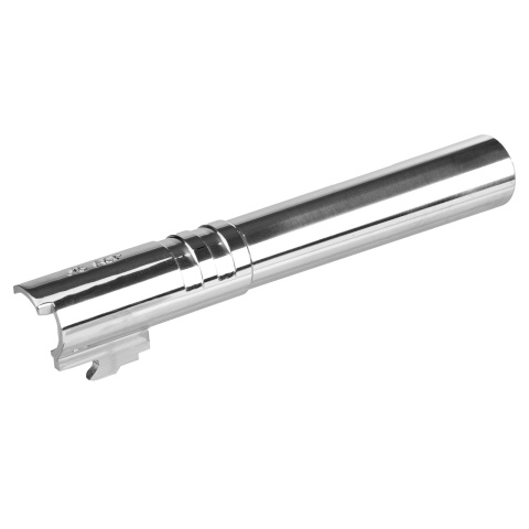 Lancer Tactical Stainless Steel Threaded Outer Barrel for 5.1 Hi-Capa Pistols (Silver)