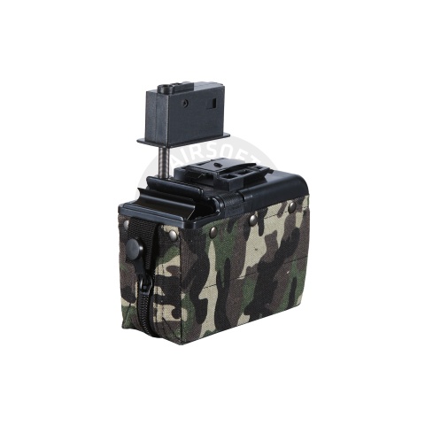 Classic Army 1200rd Box Mag for M249 Series Airsoft LMGs (Woodland)