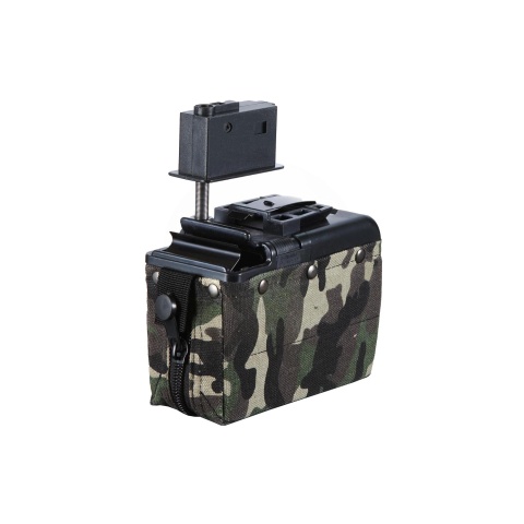 Classic Army 1200rd Box Mag for M249 Series Airsoft LMGs (Woodland)
