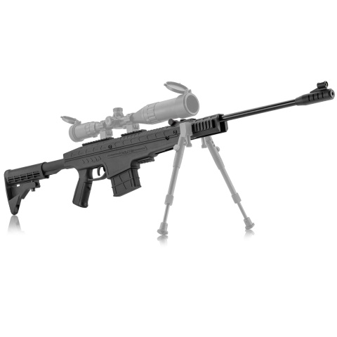 BO Manufacture Pendleton Cal .177 Break Barrel Air Rifle - BLACK
