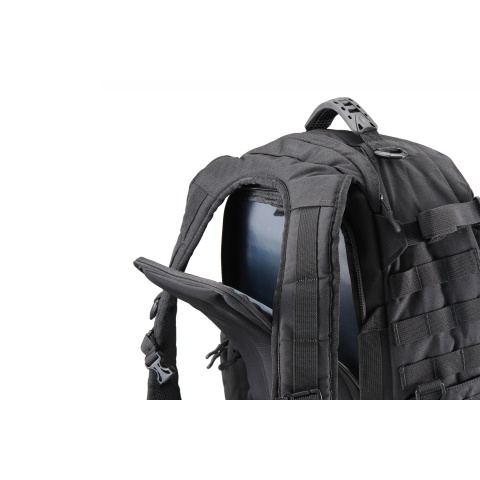 Cannae Pro Gear Phalanx Full Size Duty Day Pack with Helmet Carry (Color: Black)