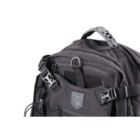 Cannae Pro Gear Phalanx Full Size Duty Day Pack with Helmet Carry (Color: Black)