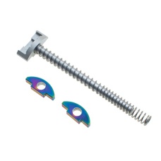 CowCow Aluminum Guide Rod Set for Action Army AAP-01 GBB Pistols (Color: Silver)