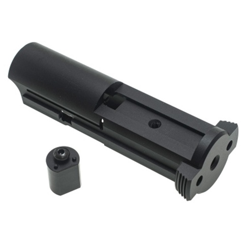 CowCow Aluminum Ultra Lightweight Blowback Unit for Action Army AAP-01 Gas Blowback Pistols (Color: Black)