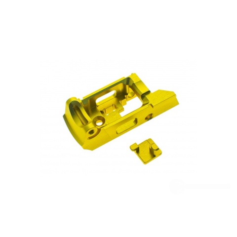 CowCow Technology Aluminum Enhanced Trigger Housing for Action Army AAP-01 Gas Blowback Airsoft Pistol (Color: Gold)