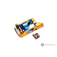 CowCow Technology Aluminum Enhanced Trigger Housing for Action Army AAP-01 Gas Blowback Airsoft Pistol (Color: Rainbow)