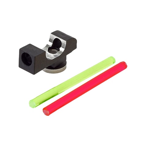 CowCow CNC Aluminum Fiber Optic Front Sigh for G-Series Gas Blowback Airsoft Pistols