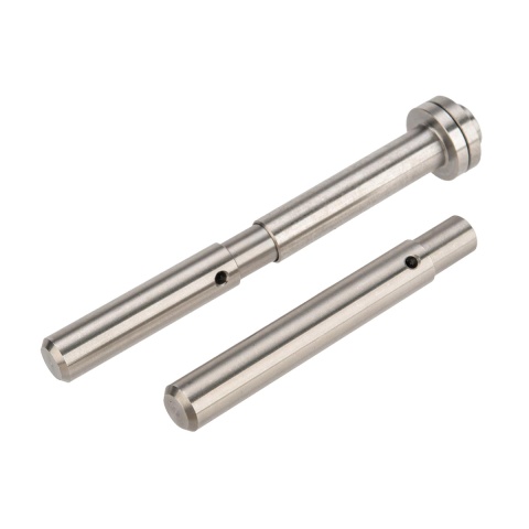 COWCOW CNC Stainless Steel Adjustable Spring Guide Rod for TM Hi-Capa Pistols (Silver)