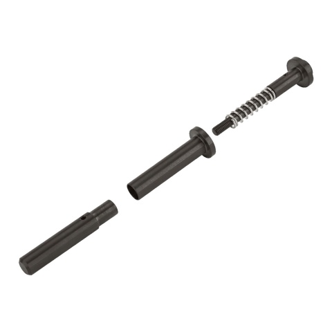 COWCOW CNC Stainless Steel Adjustable Spring Guide Rod for TM Hi-Capa Pistols (Black)