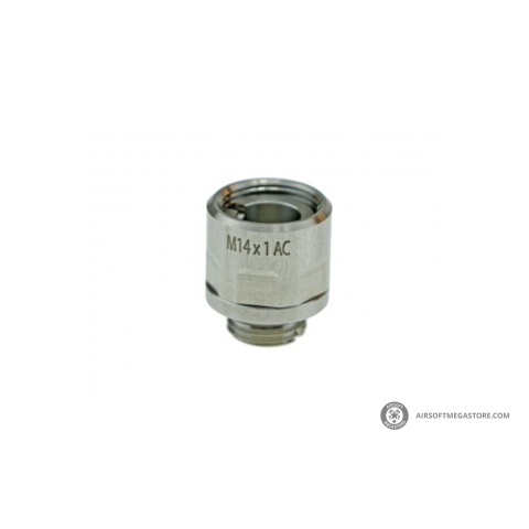 CowCow Technology Stainless Steel A01 Silencer Adapter (Color: Silver)