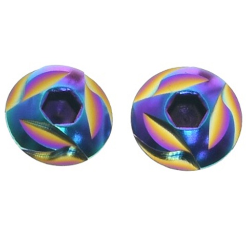 CowCow Stainless Steel Grip Screws for Hi-Capa Gas Blowback Pistols (Color: Rainbow)